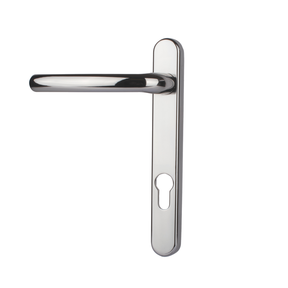 Timber Series Windsor Door Handle 92mm Centre Sprung - Polished Chrome - (Sold in Pairs)